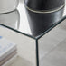 Noor Mirrored Glass Side Table and Bedside Table