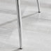 Palma Beige Stone Effect Round Dining Table & 4 Dark Grey Nora Silver Leg Chairs