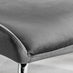 Palma Beige Stone Effect Round Dining Table & 4 Dark Grey Nora Silver Leg Chairs