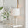 Nora Glass and White Table Lamp