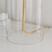 Nora Glass and White Table Lamp