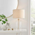 Nora Glass and Cream Table Lamp