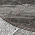 Novara Round Grey Marble Glass and Silver Coffee Table