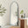 Opaline Smoked Blue - Grey Ornate Full Length Arch Wall Mirror