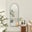 Opaline Smoked Blue - Grey Ornate Full Length Arch Wall Mirror