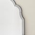 Opaline Grey Ornate Full Length Arch Wall Mirror