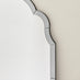 Opaline Grey Ornate Full Length Arch Wall Mirror