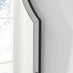 Opaline Grey Ornate Large Arch Wall Mirror