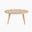 Orizaba Round White Oak Wood Coffee Table