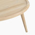 Orizaba Round White Oak Wood Coffee Table