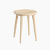 Orizaba Round White Oak Wood Side Table