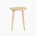 Orizaba Round White Oak Wood Side Table