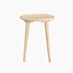 Orizaba Round White Oak Wood Side Table