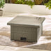 Orlando Grey Rattan Rising Garden Coffee to Dining Table