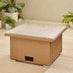 Orlando Beige Rattan Rising Garden Coffee to Dining Table
