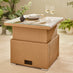 Orlando Beige Rattan Rising Garden Coffee to Dining Table