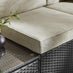 Orlando Black Rattan & Grey 4 Seat Modular Garden Sofa