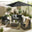 Orlando Grey Rattan & Grey 4 Seat Modular Garden Sofa