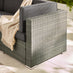 Orlando Grey Rattan & Grey 4 Seat Modular Garden Sofa
