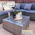 Orlando Grey Rattan & Grey 6 Seat Modular Garden Sofa