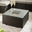 Orlando Brown Rattan Garden Coffee Table with Ice Bucket