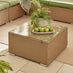 Orlando Beige Rattan & Green 10 Seat Modular Garden Sofa