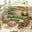 Orlando Beige Rattan & Green 6 Seat Modular Garden Sofa