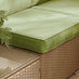 Orlando Beige Rattan & Green 6 Seat Modular Garden Sofa