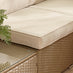 Orlando Beige Rattan & Cream 10 Seat Modular Garden Sofa