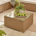 Orlando Beige Rattan & Cream 10 Seat Modular Garden Sofa