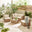 Orlando Beige Rattan & Cream 4 Seat Modular Garden Sofa