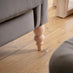 Olivia Grey Velvet 3 Seater Sofa