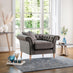 Olivia Grey Velvet Arm Chair