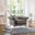 Olivia Grey Velvet Arm Chair