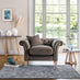 Olivia Grey Velvet Arm Chair