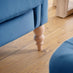 Olivia Blue Velvet Arm Chair