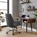 Omni Black Faux Leather Luxury Swivel Office Chair