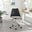 Oslo Black and White Faux Leather Office Chair