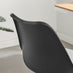 Oslo Black and White Faux Leather Office Chair
