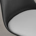Oslo Black and White Faux Leather Office Chair