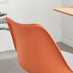 Oslo Orange and White Faux Leather Office Chair