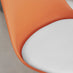 Oslo Orange and White Faux Leather Office Chair