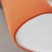 Oslo Orange and White Faux Leather Office Chair