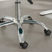 Oslo Teal and White Faux Leather Office Chair