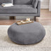 Otis Grey Velvet Footstool