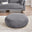Otis Grey Velvet Footstool