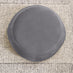 Otis Grey Velvet Footstool