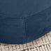 Otis Midnight Blue Velvet Footstool