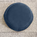 Otis Midnight Blue Velvet Footstool