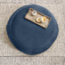 Otis Midnight Blue Velvet Footstool